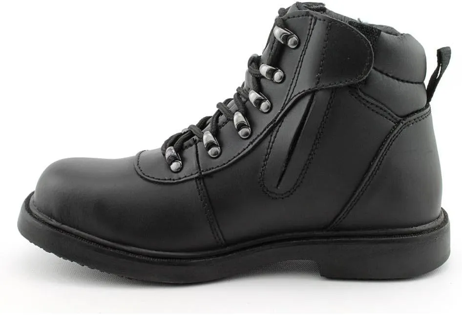 7130-9W Men Zipper Work Boot,Steel Toe,9W,PR