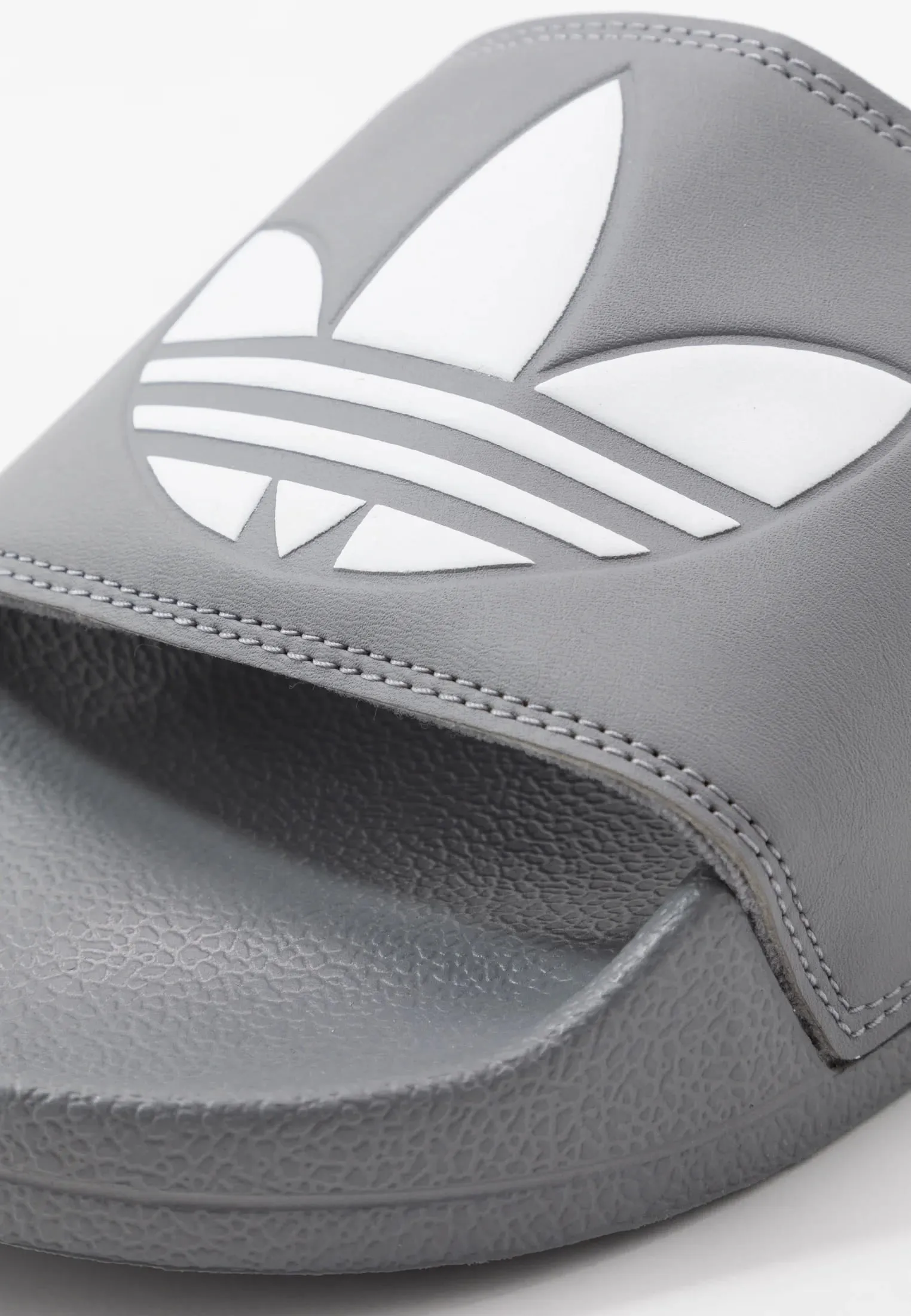 Adidas Originals Adilette Lite Unisex Flat Sandals, Grey/White