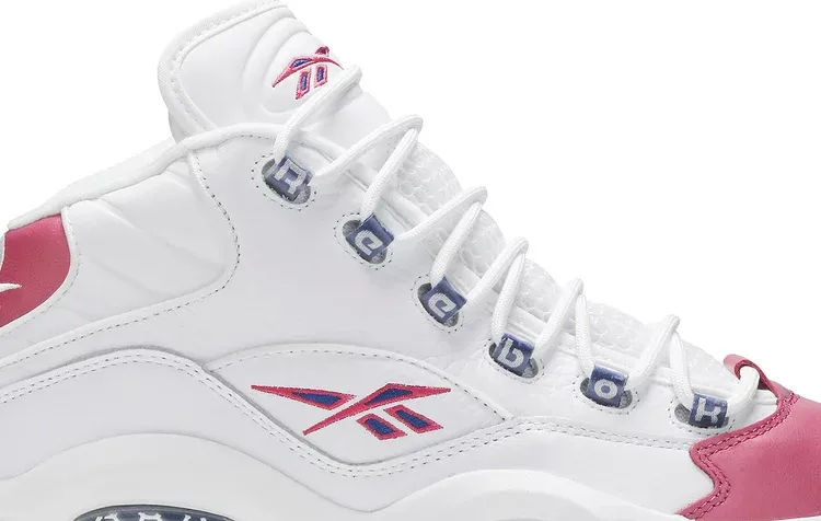 Eric emanuel x question mid 'pink toe' Reebok sneakers, pink