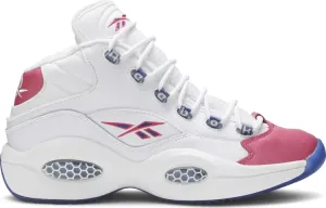 Eric emanuel x question mid 'pink toe' Reebok sneakers, pink