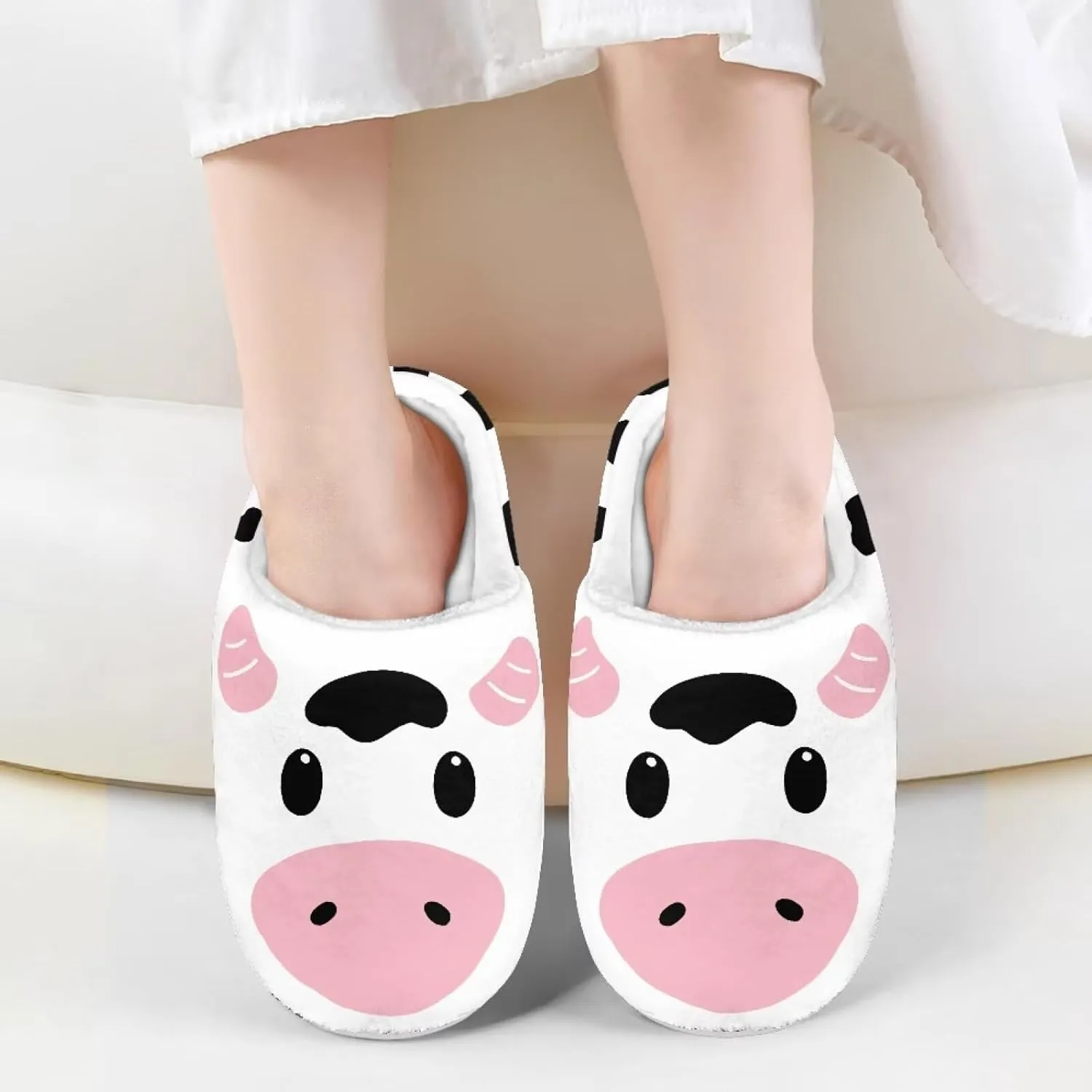 Kids Winter Plush Slippers Non Slip Bedroom Home Slippers for Girls Boys Size 9-15