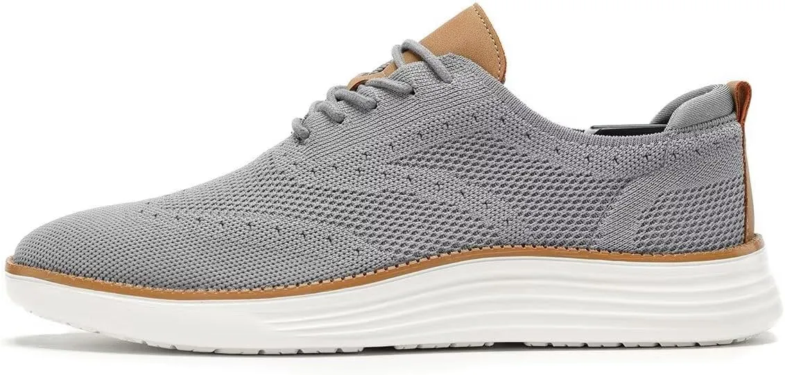 Men's Oxfords Lace-Up Lightweight Casual Walking Shoes Dress Shoes Fashion Sneakers