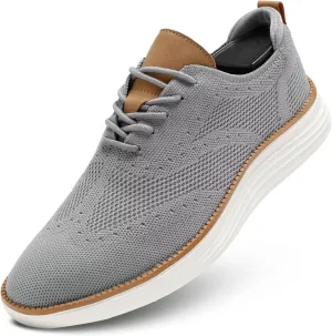 Men's Oxfords Lace-Up Lightweight Casual Walking Shoes Dress Shoes Fashion Sneakers