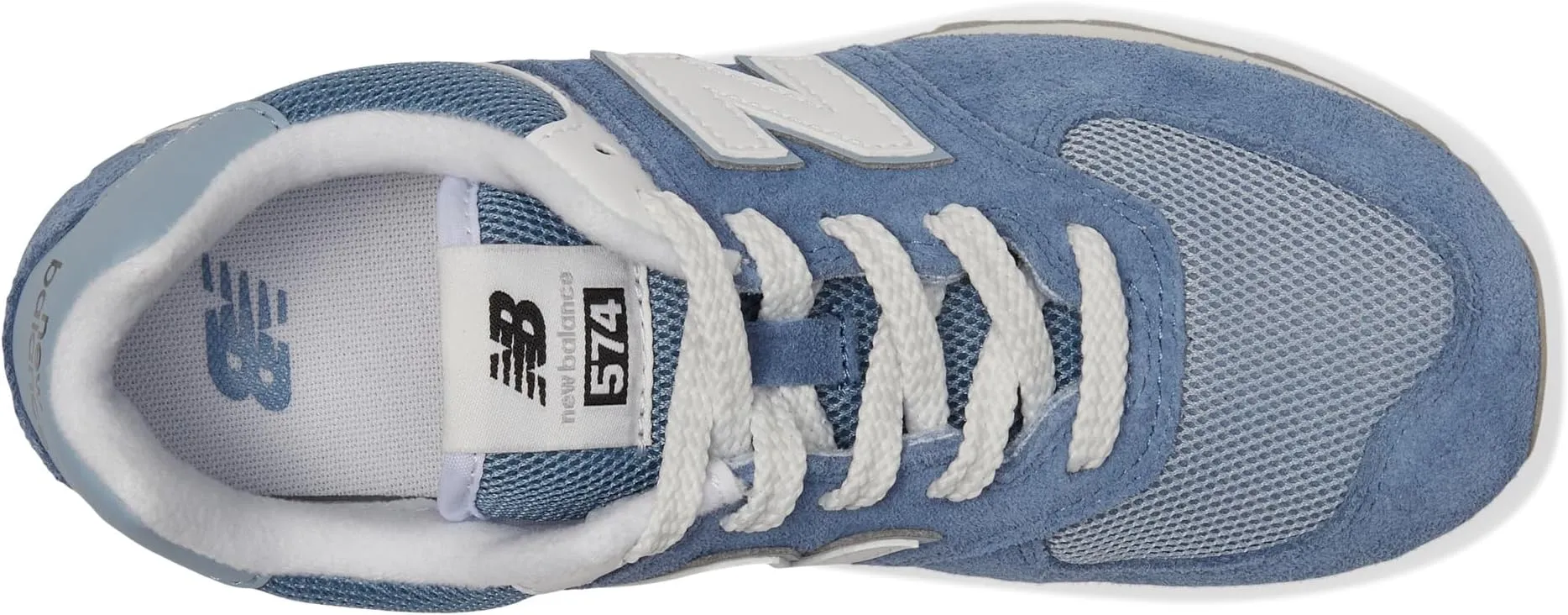 New Balance 574 Sneakers, Mercury Blue/White