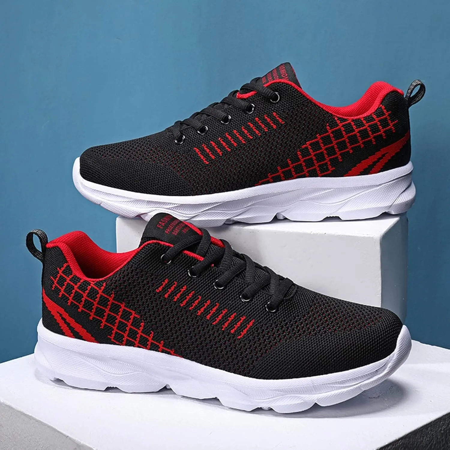 Sports Lace-up Shoes Men's Comfortable Breathable Fashion Lightweight Running Men's Sneaker Men