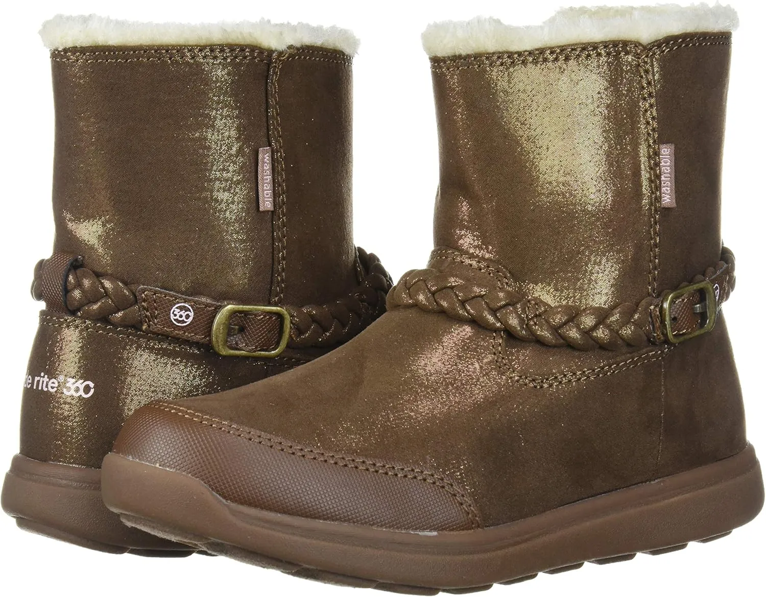 Stride Rite Unisex-Child Ebony Ankle Boot