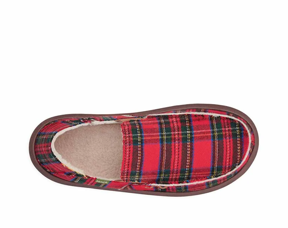 Vagabond St Plaid Chill in Red Multi by Sanuk