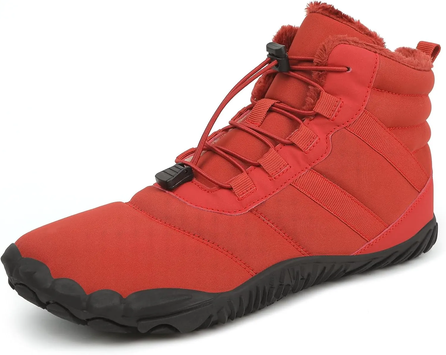 Women Barefoot Shoes Mens Minimalist Wide Toe Box Trail Runner Padded Warm Casual Hiking Cotton Shoes