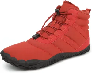 Women Barefoot Shoes Mens Minimalist Wide Toe Box Trail Runner Padded Warm Casual Hiking Cotton Shoes